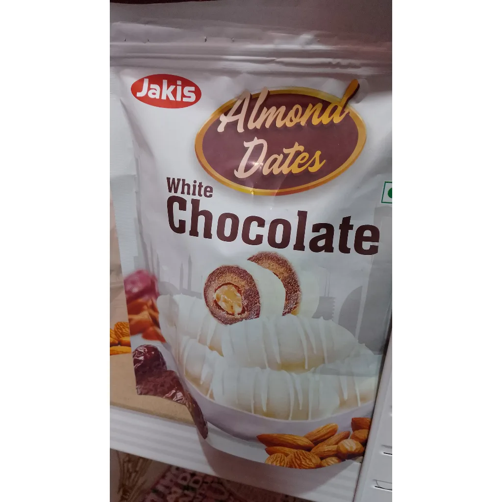 JAKIS chocolate Almond dates, Coklat Arab