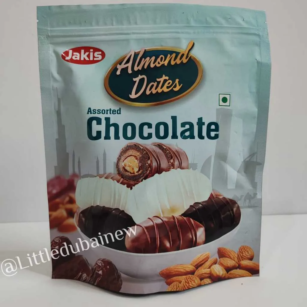 JAKIS chocolate Almond dates, Coklat Arab