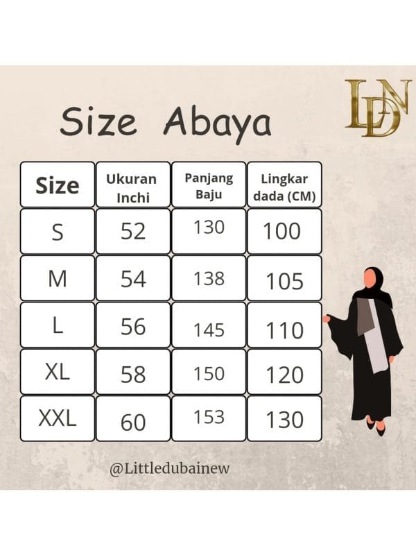 Abaya Dania Model bawah umbrella