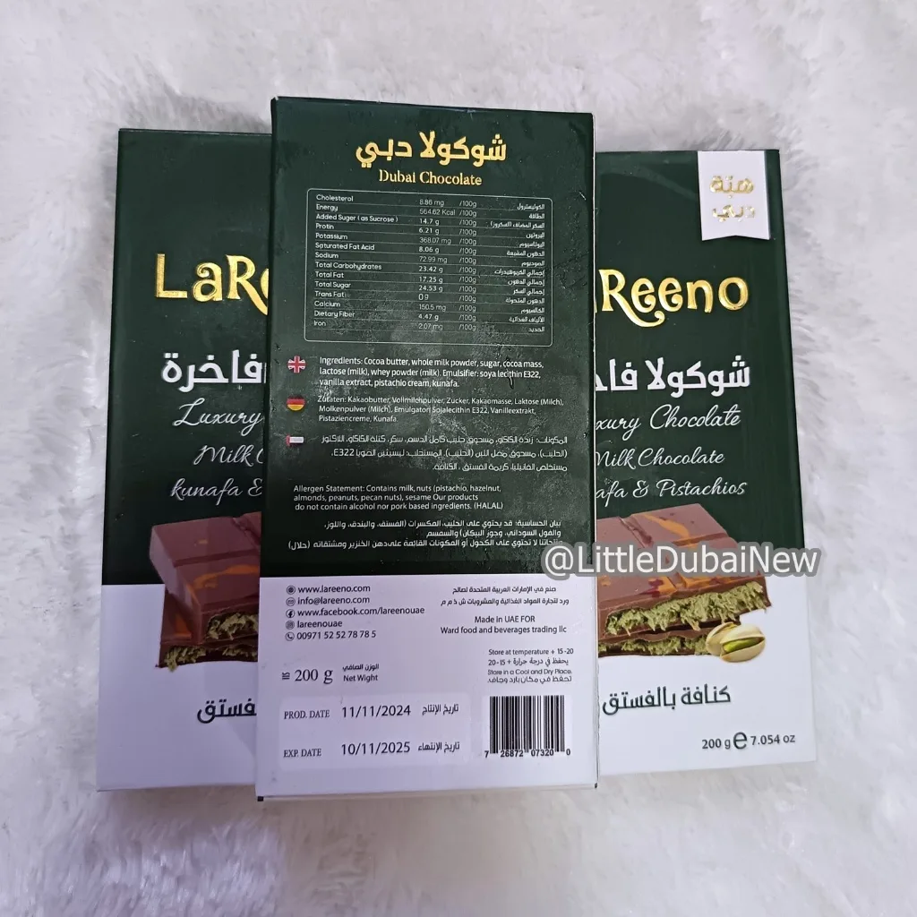 Pistachio Kunafa Chocolate, Coklat Viral Dubai