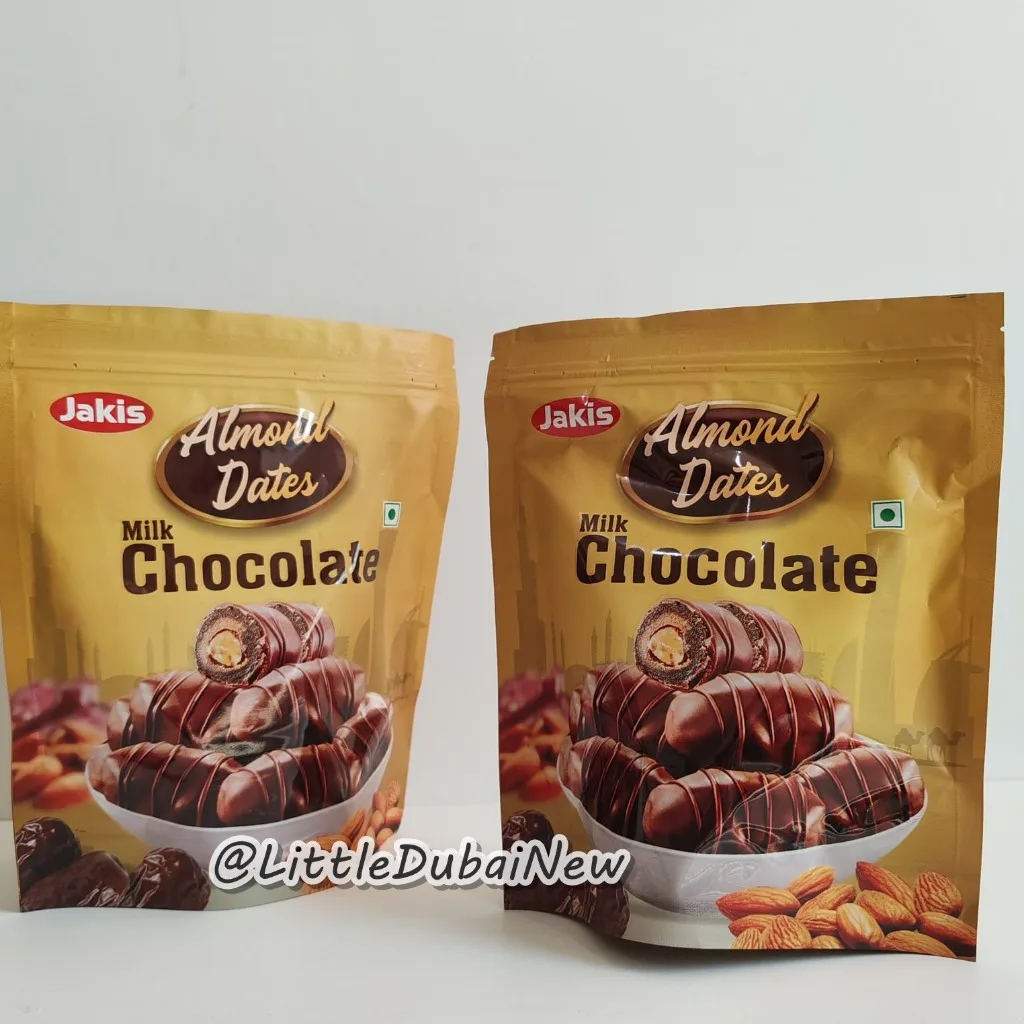 JAKIS chocolate Almond dates, Coklat Arab