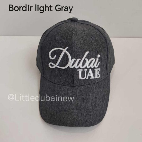 Topi Dubai Cap Bordir Logo