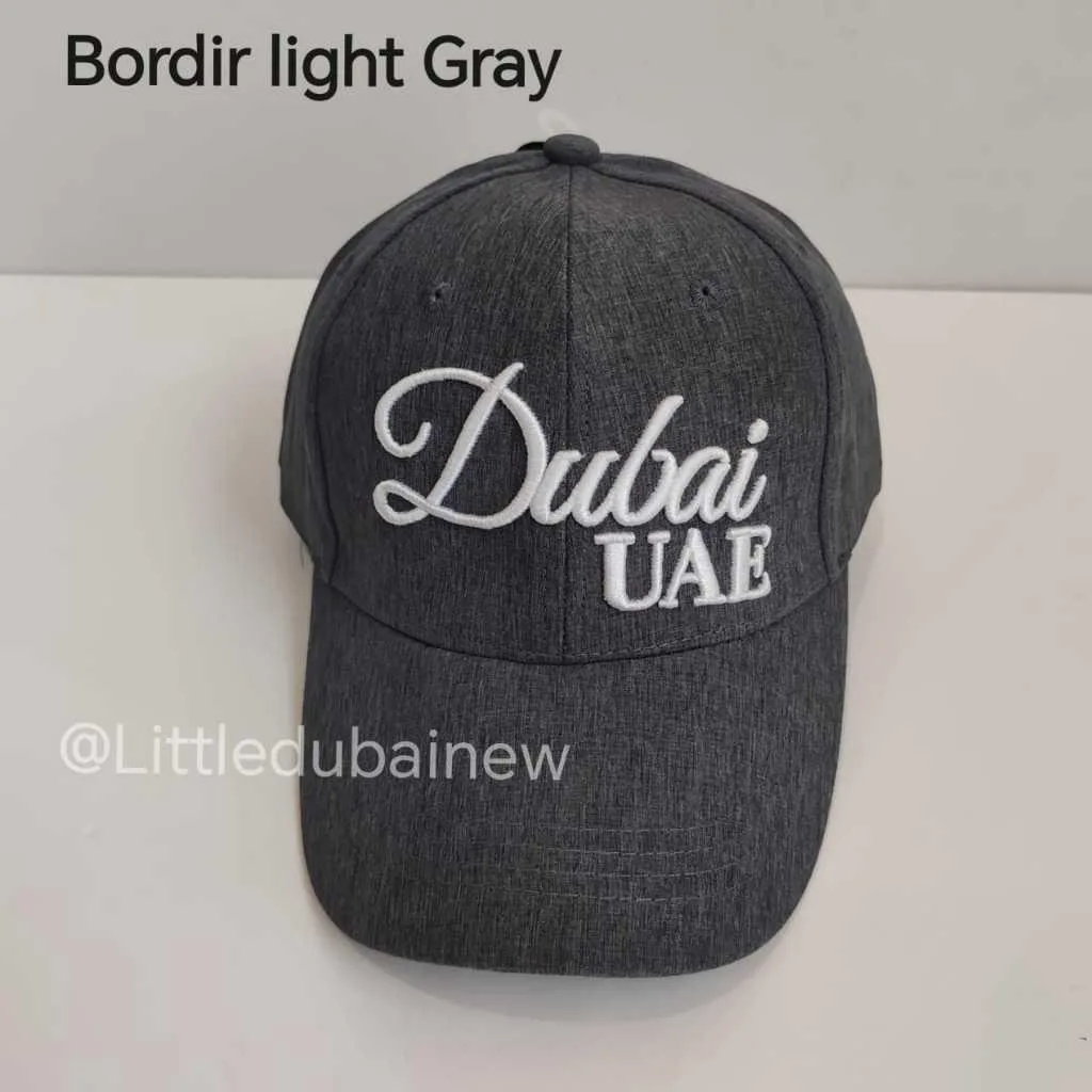 Topi Dubai Cap Bordir Logo