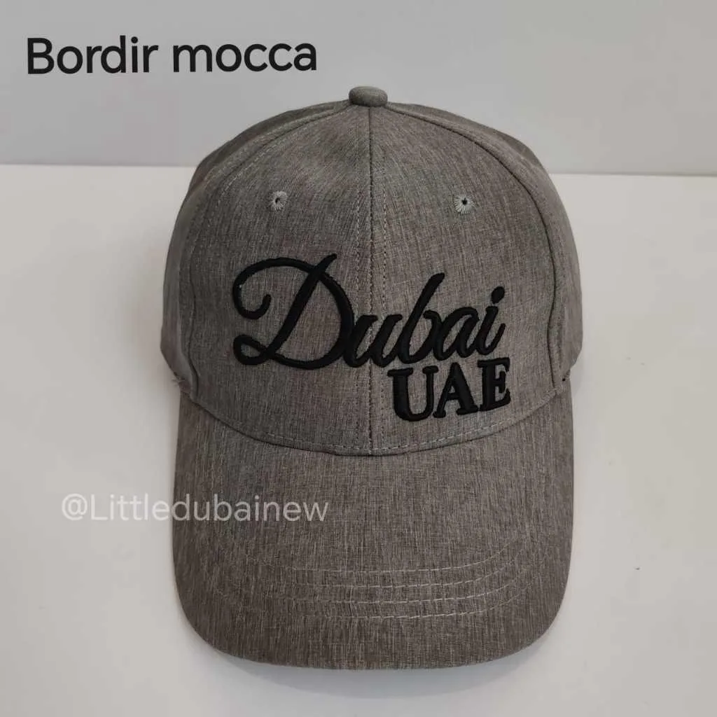 Topi Dubai Cap Bordir Logo