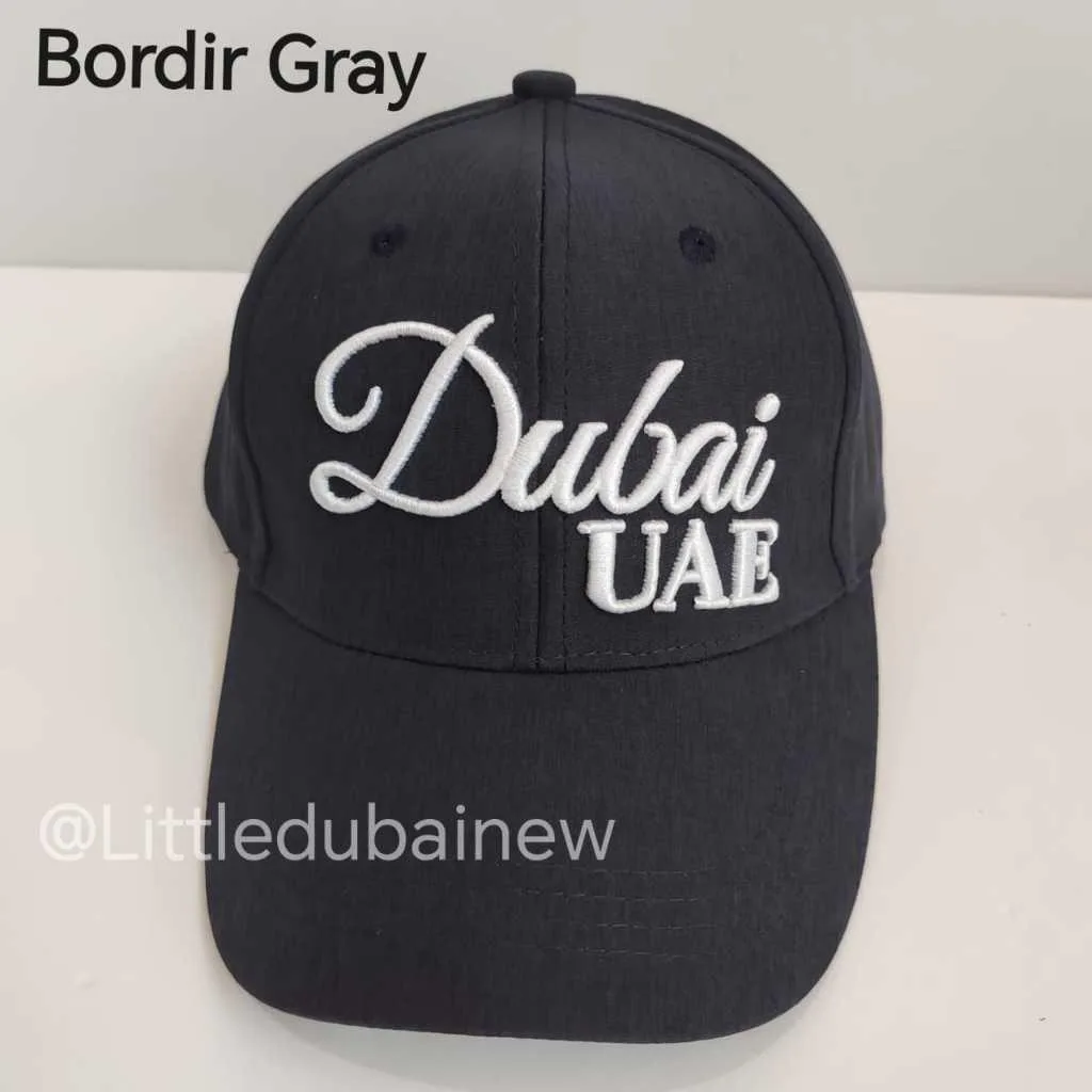Topi Dubai Cap Bordir Logo