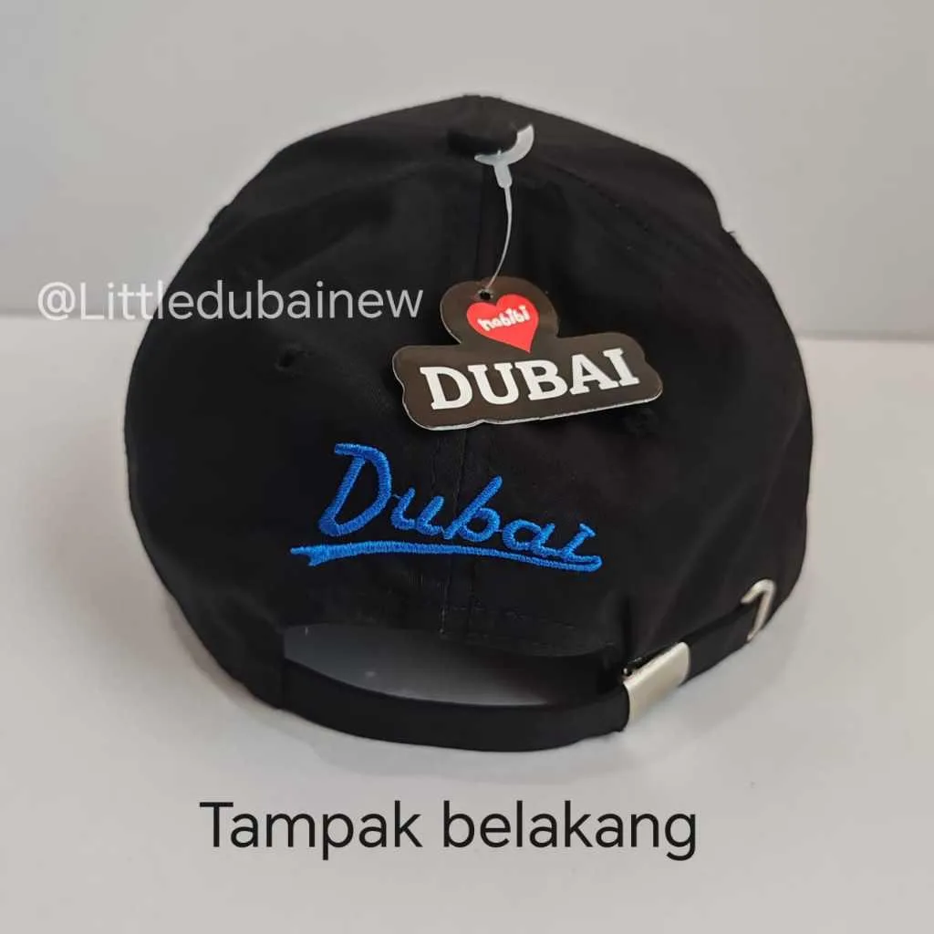 Topi Dubai Cap Zig-Zag Bordir