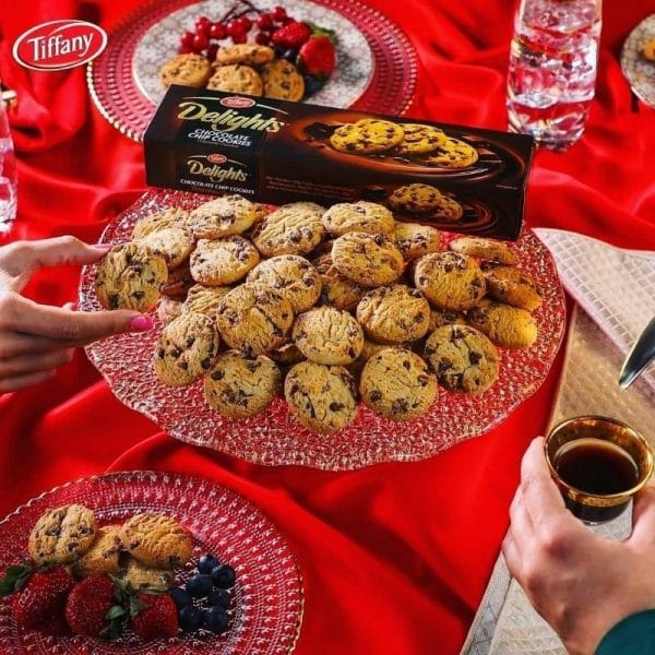 Tiffany Delights chocolate chip cookies