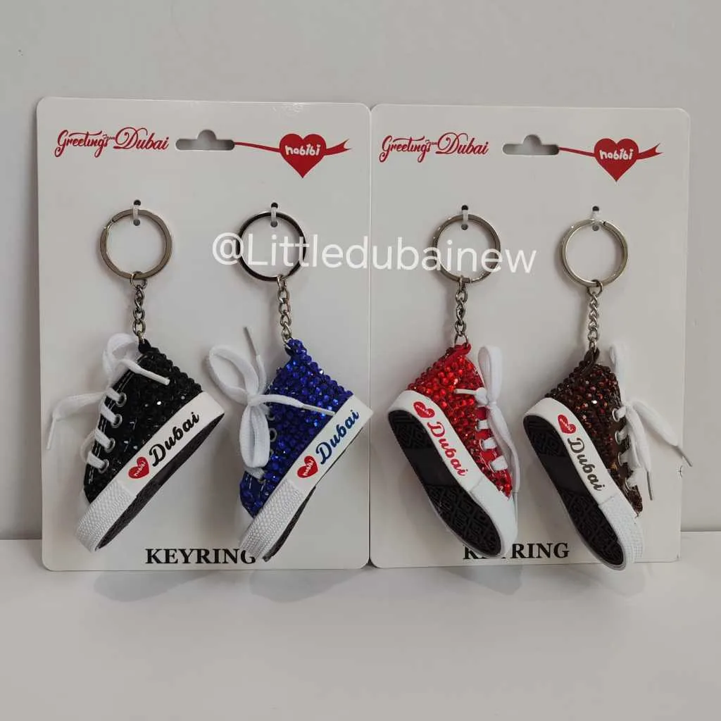 Gantungan kunci Dubai Shoes set isi 2