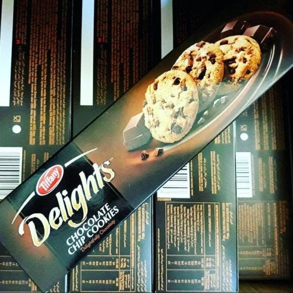 Tiffany Delights chocolate chip cookies