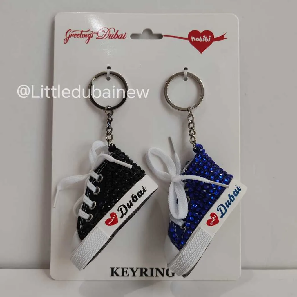 Gantungan kunci Dubai Shoes set isi 2
