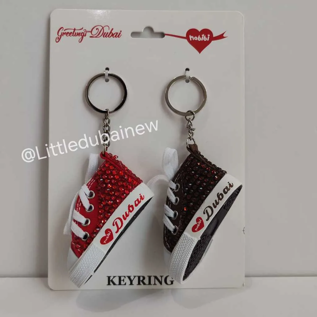Gantungan kunci Dubai Shoes set isi 2