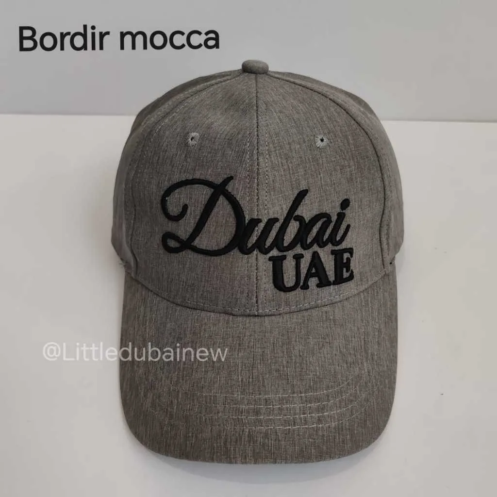 Topi Dubai Cap Bordir Logo