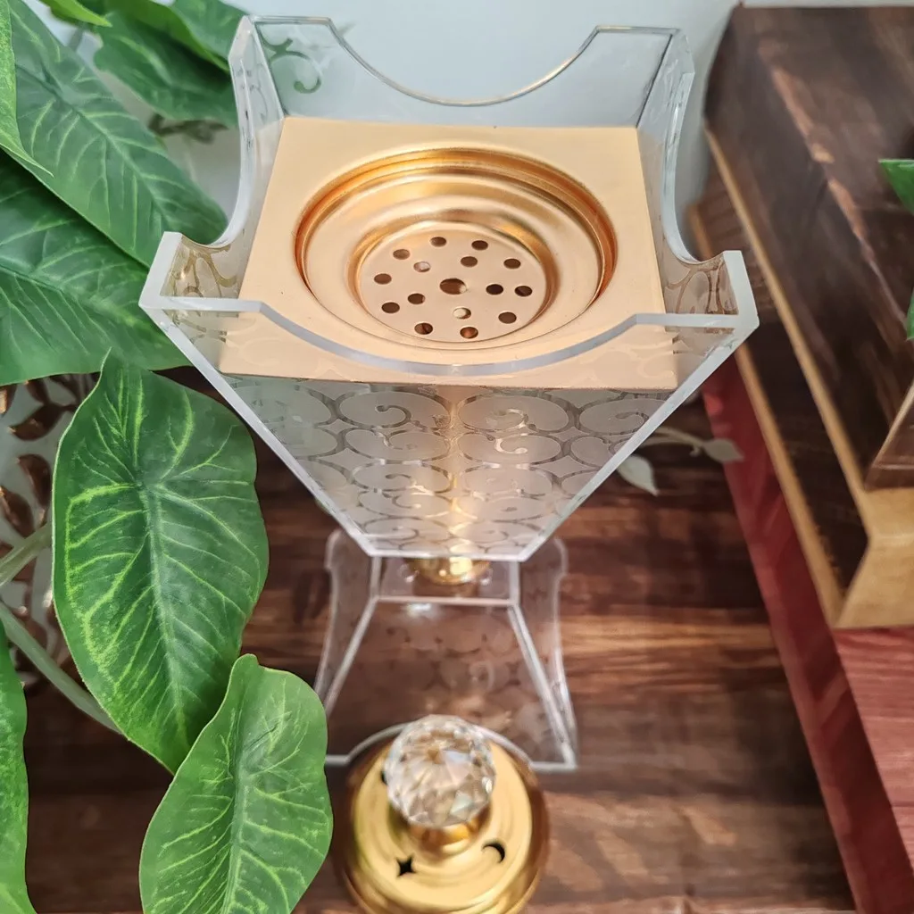 Tempat Bukhoor Dubai Transparan dengan Desain Modern dan Mewah