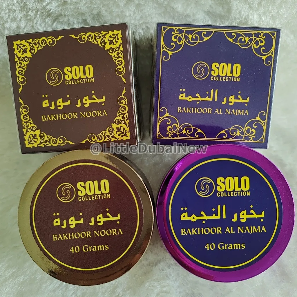 Bukhoor NOORA & AL NAJMA origin Dubai